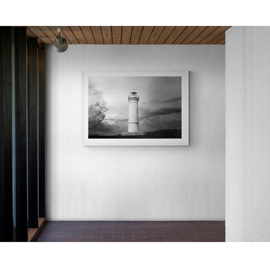 Lighthouse in storm